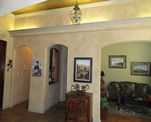 Foyer Walls and Ceiling Faux Finish